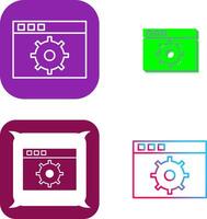 Unique Settings Icon Design vector