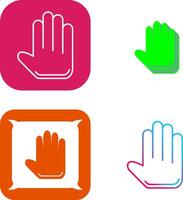 Unique Hand Tool Icon Design vector