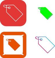 Unique Tag Icon Design vector