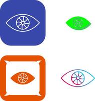 Unique Eye Icon Design vector