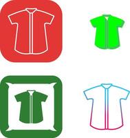 Check Shirt Icon Design vector