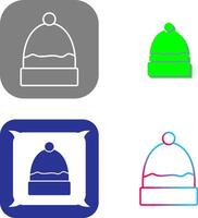 Warm Cap Icon Design vector