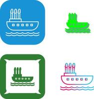 Steamboat Icon Design vector