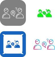 Unique Consulting Services Icon Design vector