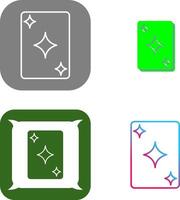 Unique Card Icon Design vector