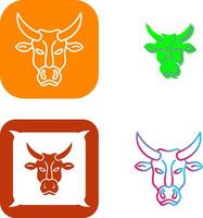 diseño de icono de vaca vector