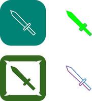 Unique Sword Icon Design vector