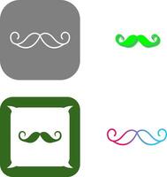 Moustache Icon Design vector