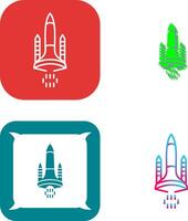 Space Shuttle Icon Design vector