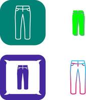 Trousers Icon Design vector