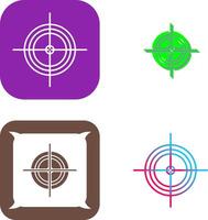 Unique Target Icon Design vector