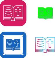 Biblia icono diseño vector