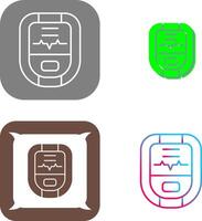 Oximeter Icon Design vector