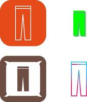 Trousers Icon Design vector