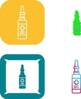 Nasal Spray Icon Design vector