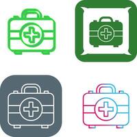 First Aid Kit Icon Design vector