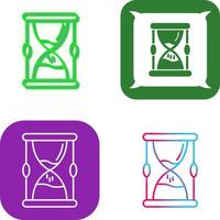 diseño de icono de reloj de arena vector