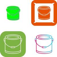Paint Bucket Icon Design vector