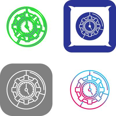 Time Management Icon Design