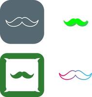 Moustache Icon Design vector