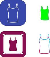 Ladies Vest Icon Design vector