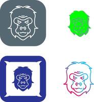 Gorilla Icon Design vector