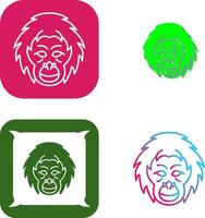 Orangutan Icon Design vector