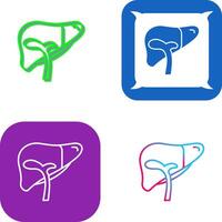 Liver Icon Design vector