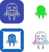 Walrus Icon Design vector