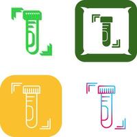 Test Tube Icon Design vector