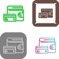 Wallet Icon Design vector