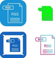 RSS Icon Design vector