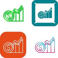 Revenue Icon Design vector