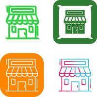 Retail Place Icon Design vector