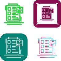 Order List Icon Design vector