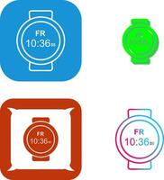 Deportes reloj icono diseño vector