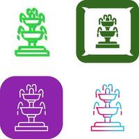 Fountain Icon Design vector