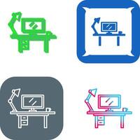 diseño de icono de espacio de trabajo vector