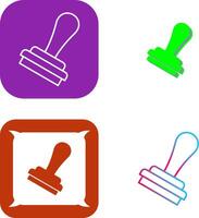 Stamp Icon Design vector