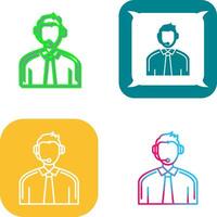 Customer Support Icon Design vector