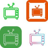 Television Icon Design vector