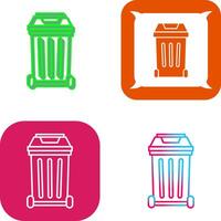 diseño de icono de basura vector