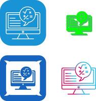Maths Icon Design vector