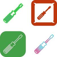 Screw driver Icon Design vector