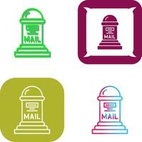 Mail Box Icon Design vector