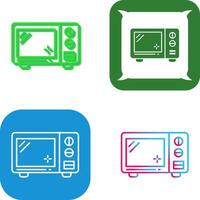 Microwave Icon Design vector