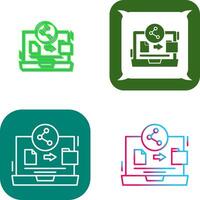 File Share Icon Design vector