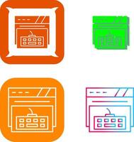 Keyboard Icon Design vector