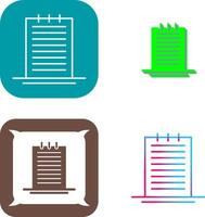 Notes Icon Design vector