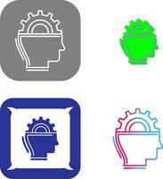 Machine Learning Icon Design vector